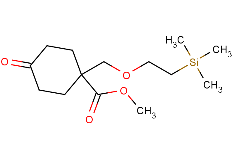 methyl 4-oxo-1-{[2-(trimethylsilyl)ethoxy]methyl}cyclohexane-1-carboxylate