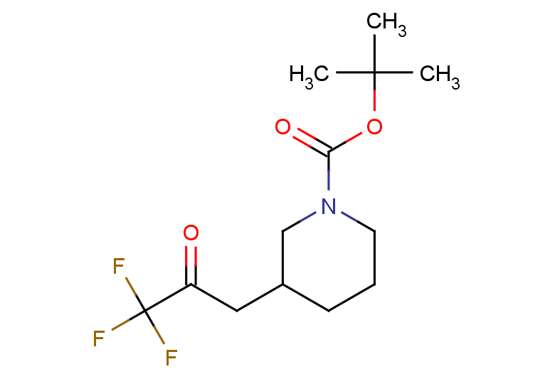 tert-butyl 3-(3,3,3-trifluoro-2-oxopropyl)piperidine-1-carboxylate