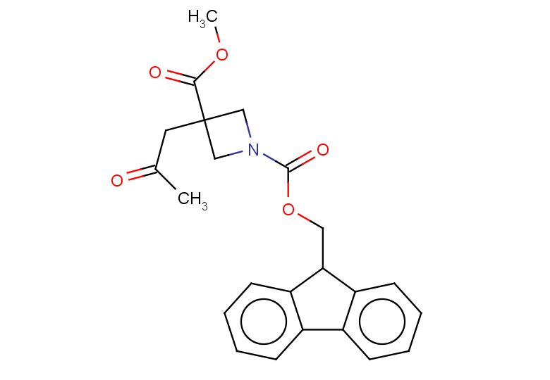 1-(9H-fluoren-9-yl)methyl 3-methyl 3-(2-oxopropyl)azetidine-1,3-dicarboxylate