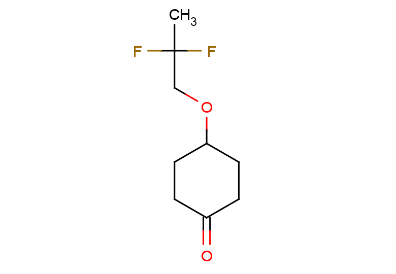 4-(2,2-difluoropropoxy)cyclohexan-1-one