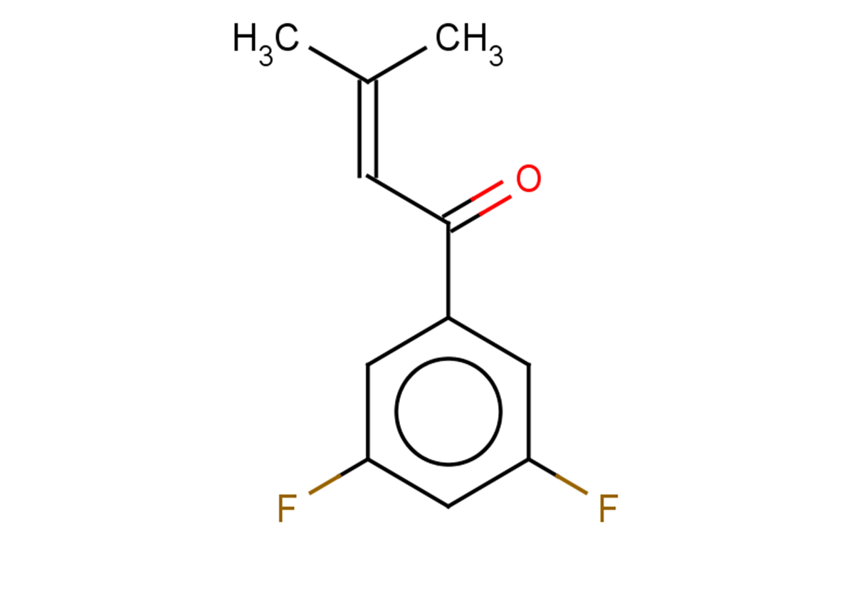 1-(3,5-difluorophenyl)-3-methylbut-2-en-1-one