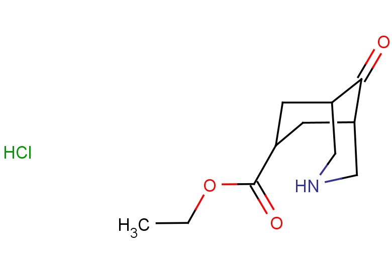 ethyl 9-oxo-3-azabicyclo[3.3.1]nonane-7-carboxylate hydrochloride