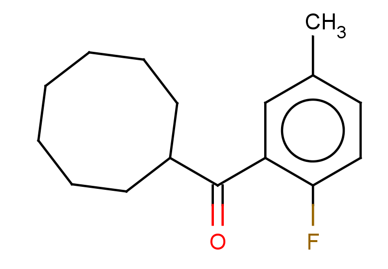 cyclooctyl(2-fluoro-5-methylphenyl)methanone