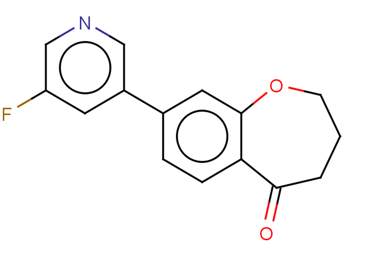 8-(5-fluoropyridin-3-yl)-2,3,4,5-tetrahydro-1-benzoxepin-5-one