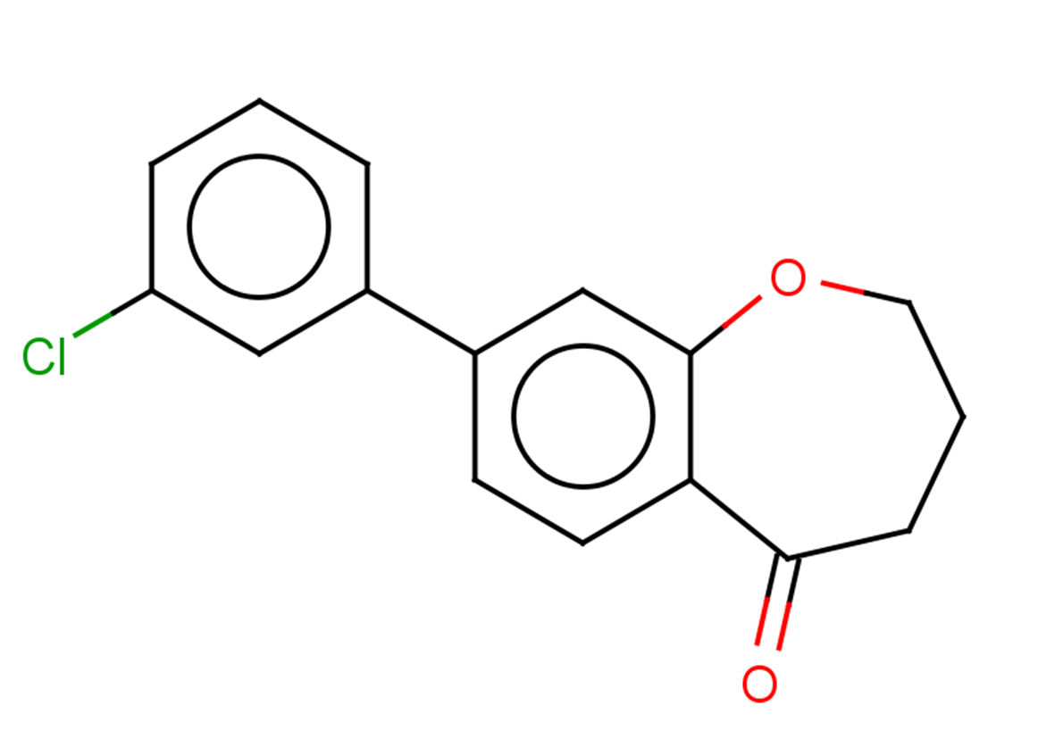 8-(3-chlorophenyl)-2,3,4,5-tetrahydro-1-benzoxepin-5-one