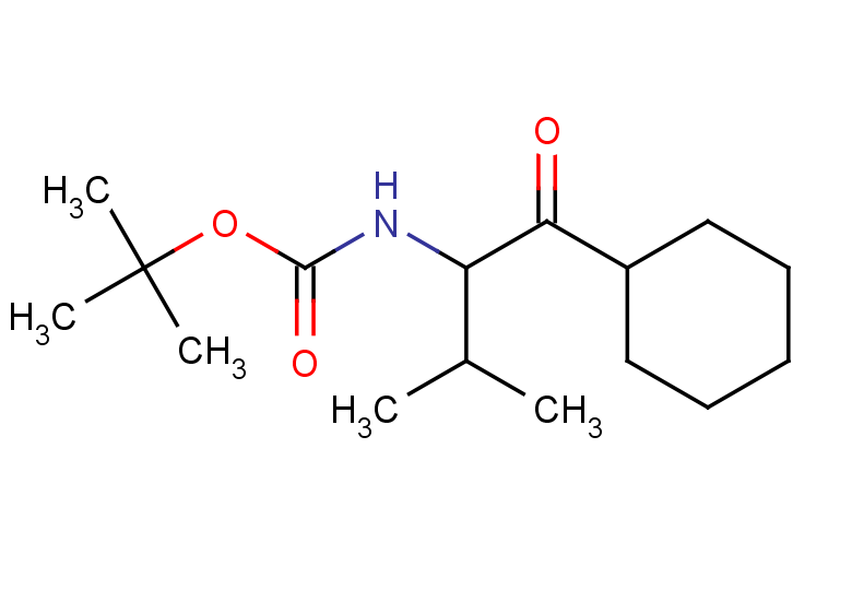 tert-butyl N-(1-cyclohexyl-3-methyl-1-oxobutan-2-yl)carbamate