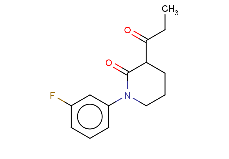 1-(3-fluorophenyl)-3-propanoylpiperidin-2-one