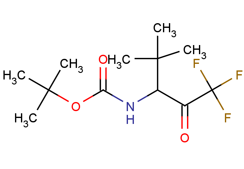 tert-butyl N-(1,1,1-trifluoro-4,4-dimethyl-2-oxopentan-3-yl)carbamate