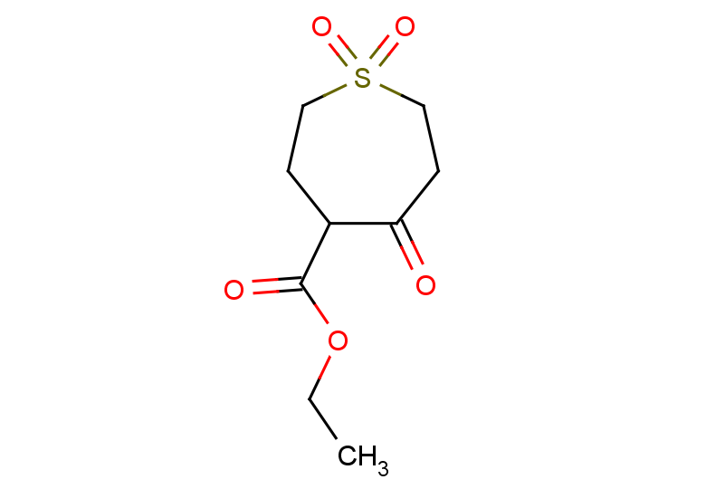ethyl 1,1,5-trioxo-1lambda6-thiepane-4-carboxylate
