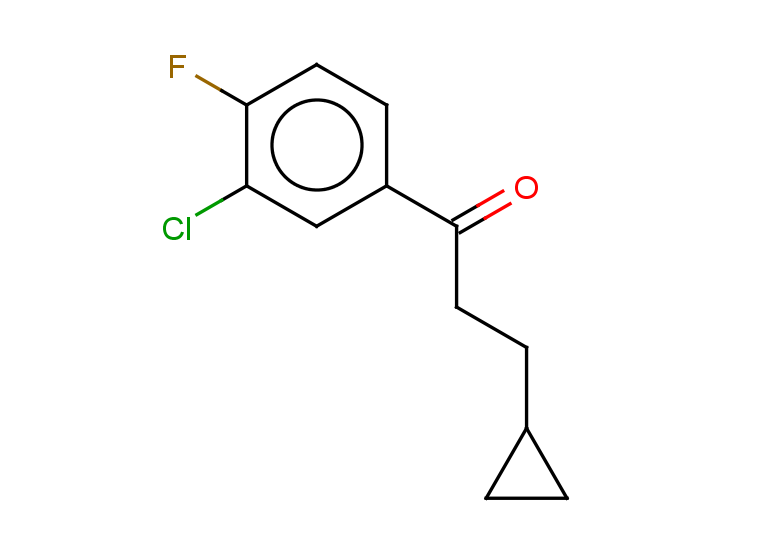 1-(3-chloro-4-fluorophenyl)-3-cyclopropylpropan-1-one