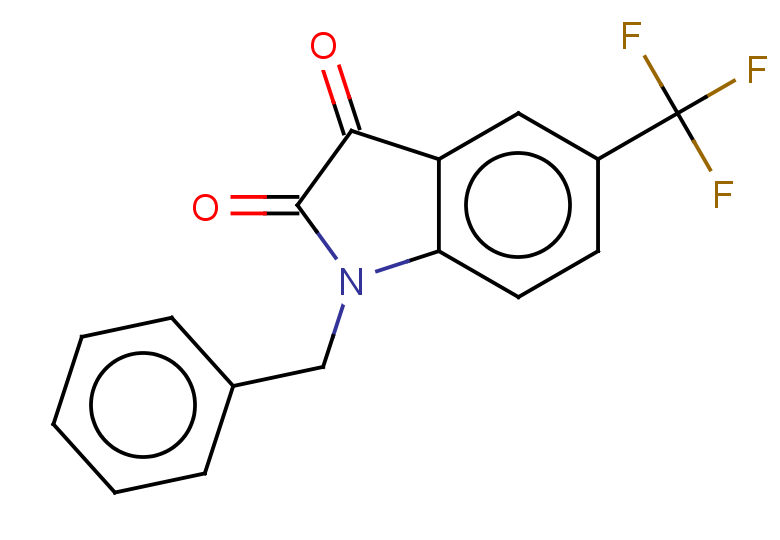 1-benzyl-5-(trifluoromethyl)-2,3-dihydro-1H-indole-2,3-dione