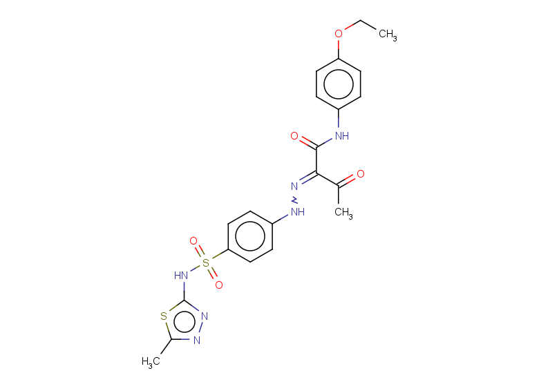 N-(4-ethoxyphenyl)-2-(2-{4-[(5-methyl-1,3,4-thiadiazol-2-yl)sulfamoyl]phenyl}hydrazin-1-ylidene)-3-oxobutanamide
