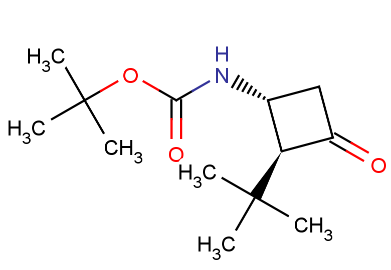 rac-tert-butyl N-[(1R,2S)-2-tert-butyl-3-oxocyclobutyl]carbamate, trans