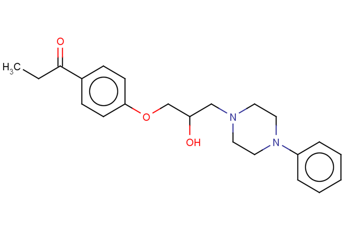 1-{4-[2-hydroxy-3-(4-phenylpiperazin-1-yl)propoxy]phenyl}propan-1-one