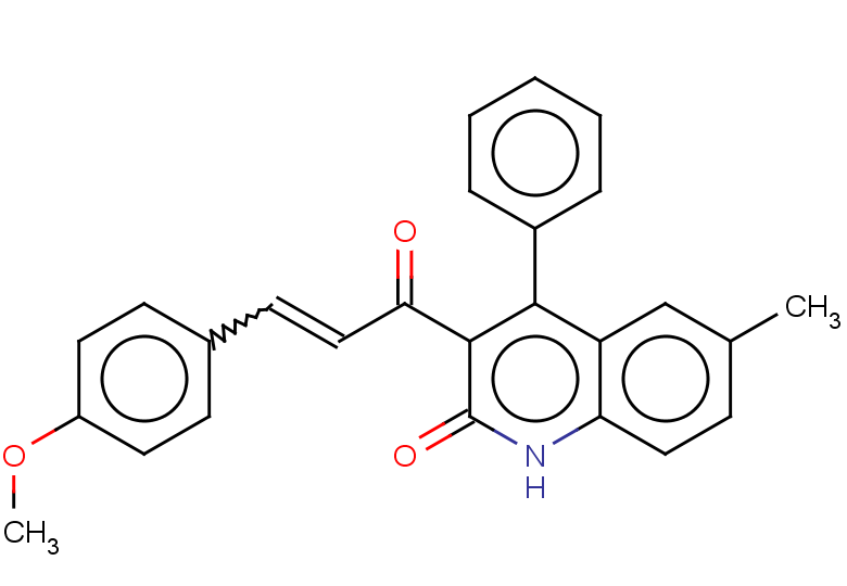 3-[3-(4-methoxyphenyl)prop-2-enoyl]-6-methyl-4-phenyl-1,2-dihydroquinolin-2-one