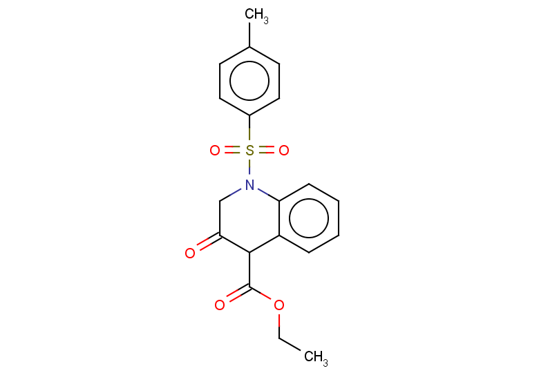 ethyl 1-(4-methylbenzenesulfonyl)-3-oxo-1,2,3,4-tetrahydroquinoline-4-carboxylate