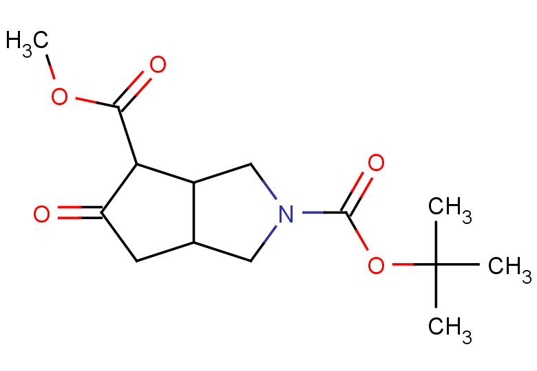 2-tert-butyl 4-methyl 5-oxo-octahydrocyclopenta[c]pyrrole-2,4-dicarboxylate