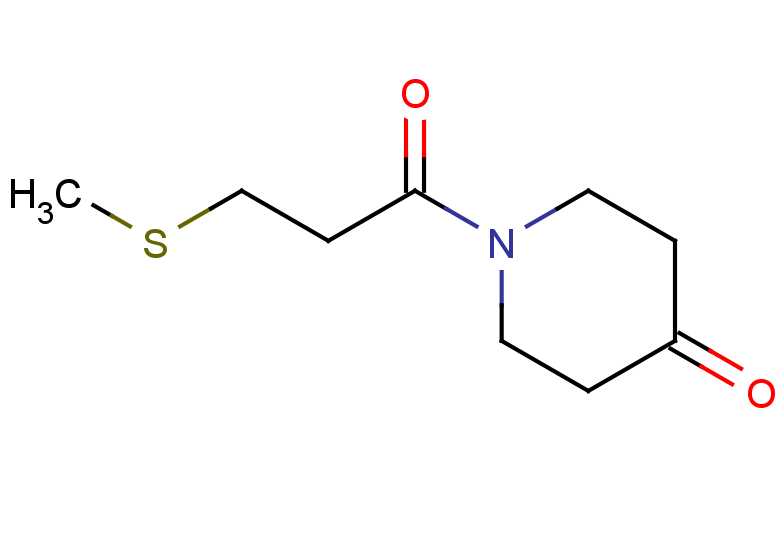 1-[3-(methylsulfanyl)propanoyl]piperidin-4-one