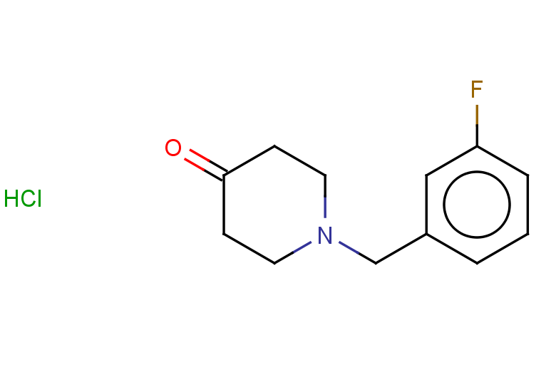 1-[(3-fluorophenyl)methyl]piperidin-4-one hydrochloride