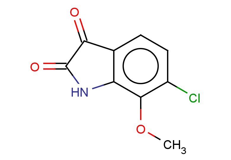 6-chloro-7-methoxy-2,3-dihydro-1H-indole-2,3-dione
