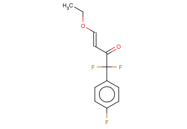 (3E)-4-ethoxy-1,1-difluoro-1-(4-fluorophenyl)but-3-en-2-one