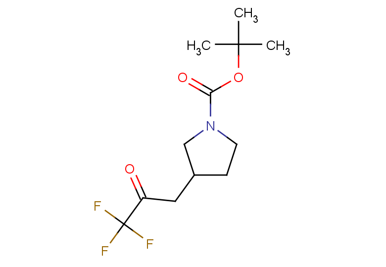 tert-butyl 3-(3,3,3-trifluoro-2-oxopropyl)pyrrolidine-1-carboxylate