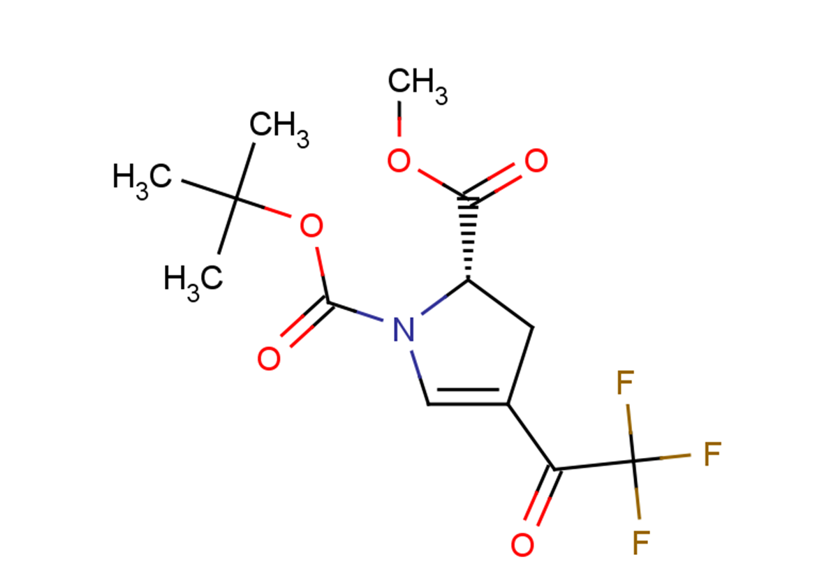 1-tert-butyl 2-methyl (2S)-4-(trifluoroacetyl)-2,3-dihydro-1H-pyrrole-1,2-dicarboxylate