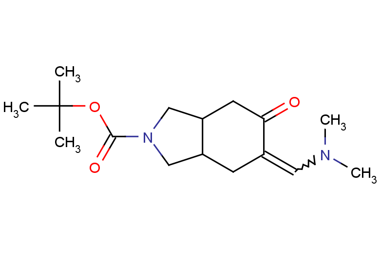 tert-butyl 5-[(dimethylamino)methylidene]-6-oxo-octahydro-1H-isoindole-2-carboxylate