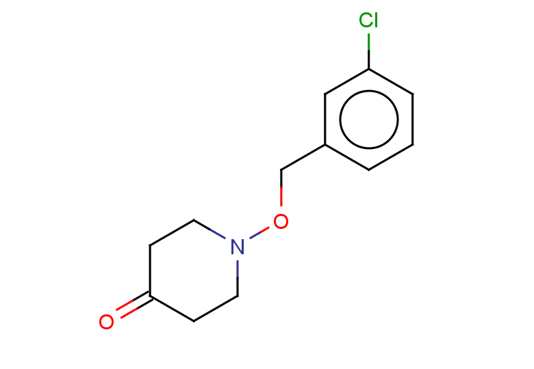 1-[(3-chlorophenyl)methoxy]piperidin-4-one
