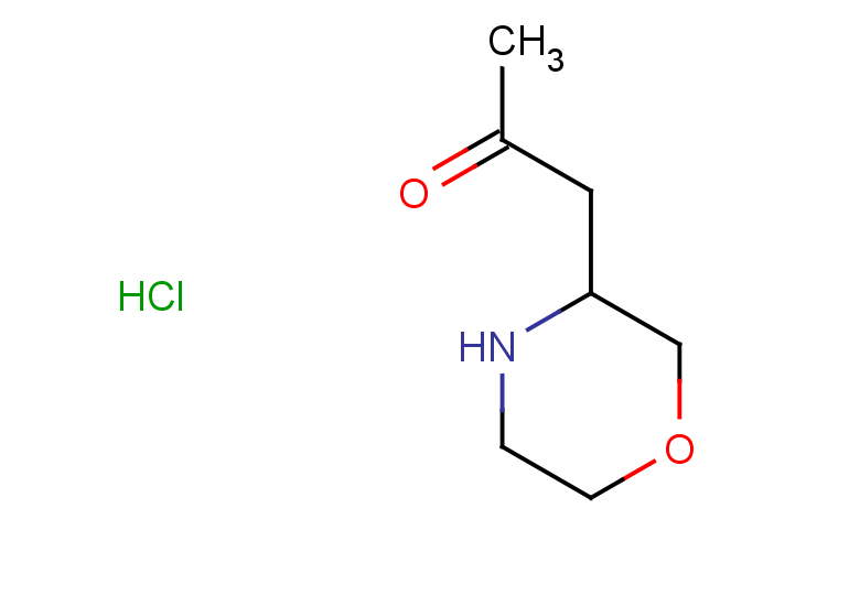 1-(morpholin-3-yl)propan-2-one hydrochloride