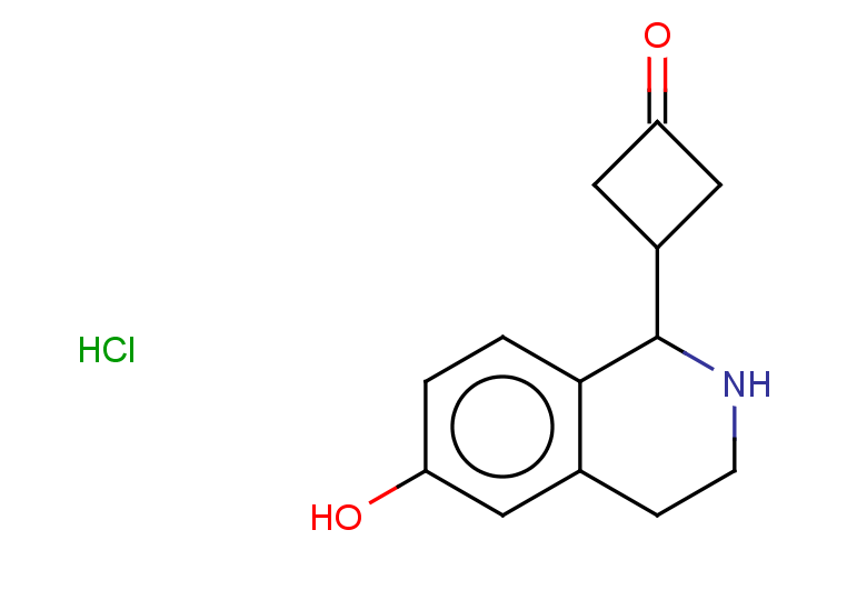 3-(6-hydroxy-1,2,3,4-tetrahydroisoquinolin-1-yl)cyclobutan-1-one hydrochloride