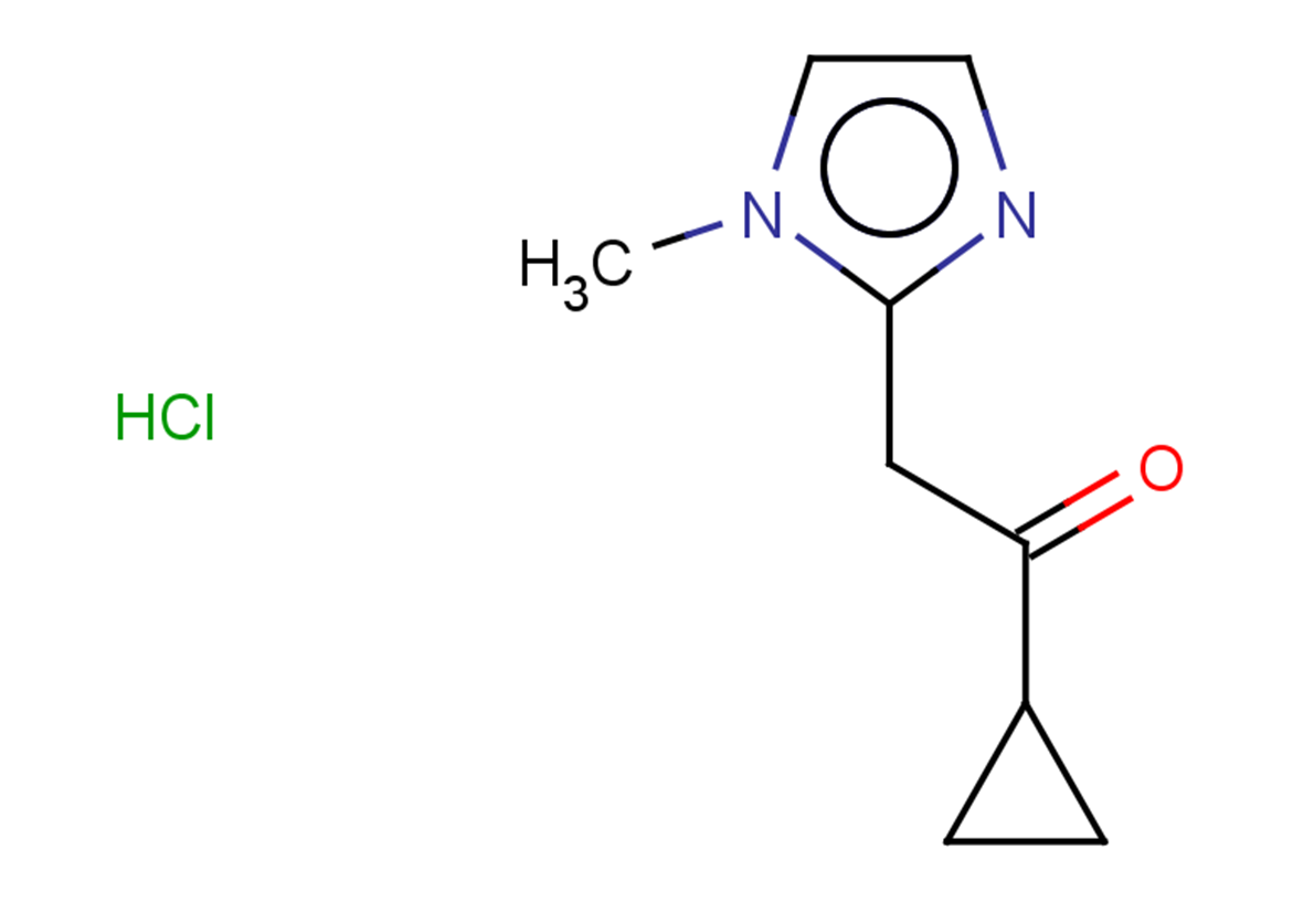 1-cyclopropyl-2-(1-methyl-1H-imidazol-2-yl)ethan-1-one hydrochloride