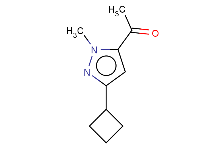 1-(3-cyclobutyl-1-methyl-1H-pyrazol-5-yl)ethan-1-one