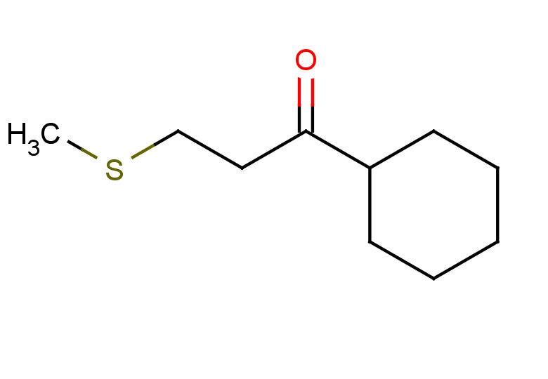 1-cyclohexyl-3-(methylsulfanyl)propan-1-one
