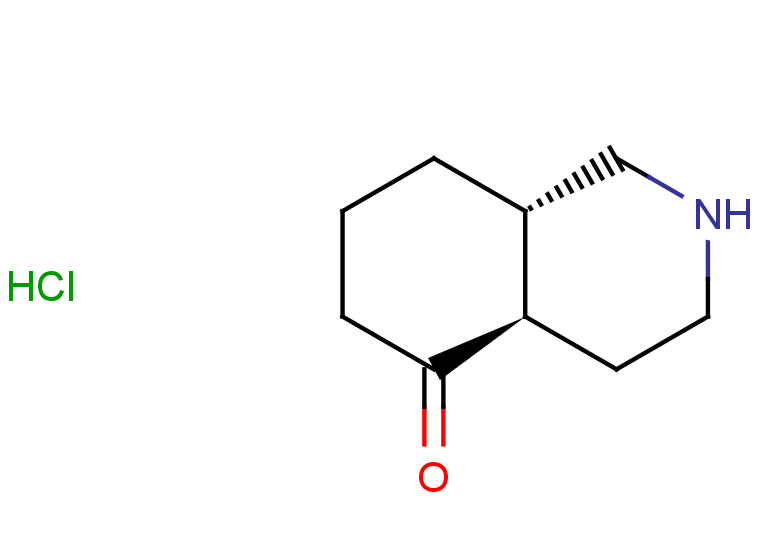 rac-(4aR,8aS)-decahydroisoquinolin-5-one hydrochloride, trans