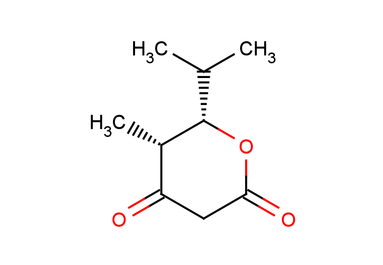 (5R,6S)-5-methyl-6-(propan-2-yl)oxane-2,4-dione
