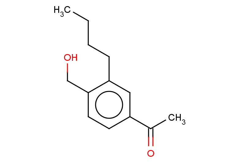 1-[3-butyl-4-(hydroxymethyl)phenyl]ethan-1-one