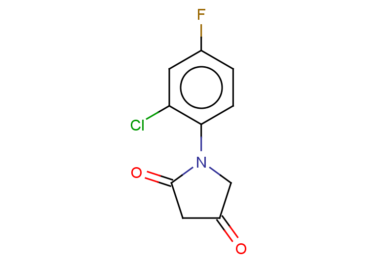 1-(2-chloro-4-fluorophenyl)pyrrolidine-2,4-dione