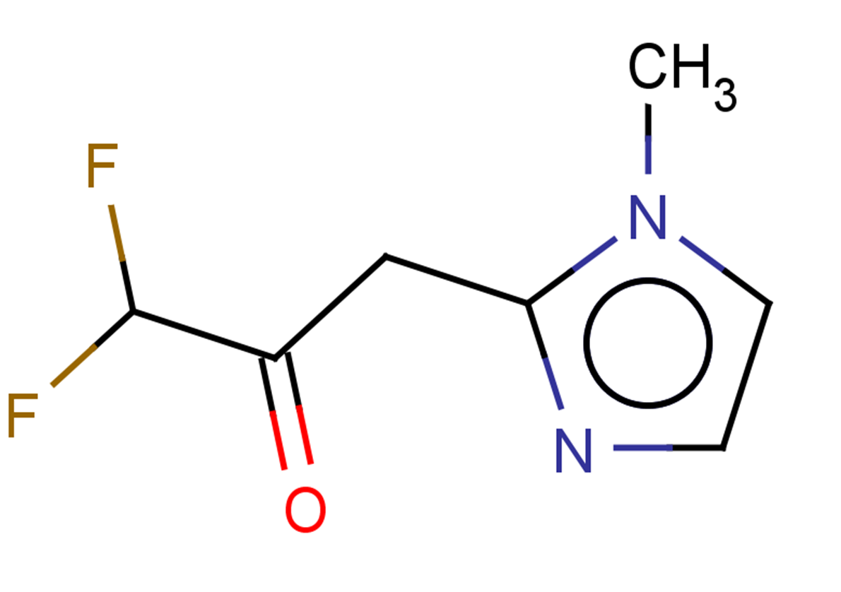 1,1-difluoro-3-(1-methyl-1H-imidazol-2-yl)propan-2-one