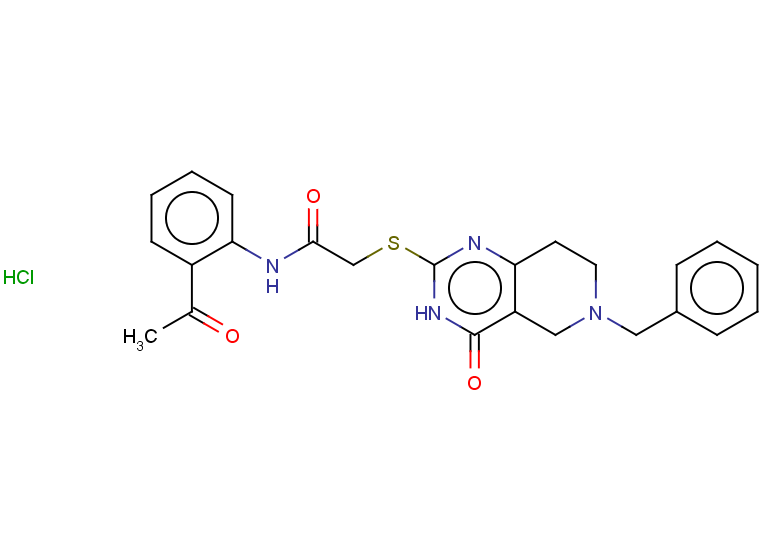 N-(2-acetylphenyl)-2-({6-benzyl-4-oxo-3H,4H,5H,6H,7H,8H-pyrido[4,3-d]pyrimidin-2-yl}sulfanyl)acetamide hydrochloride