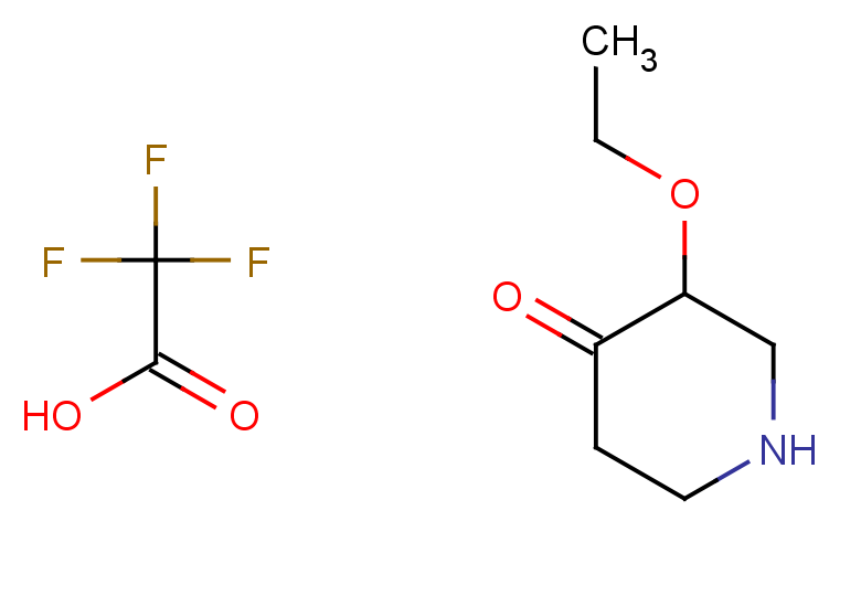 3-ethoxypiperidin-4-one, trifluoroacetic acid
