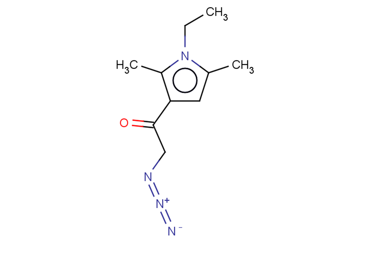 2-azido-1-(1-ethyl-2,5-dimethyl-1H-pyrrol-3-yl)ethan-1-one
