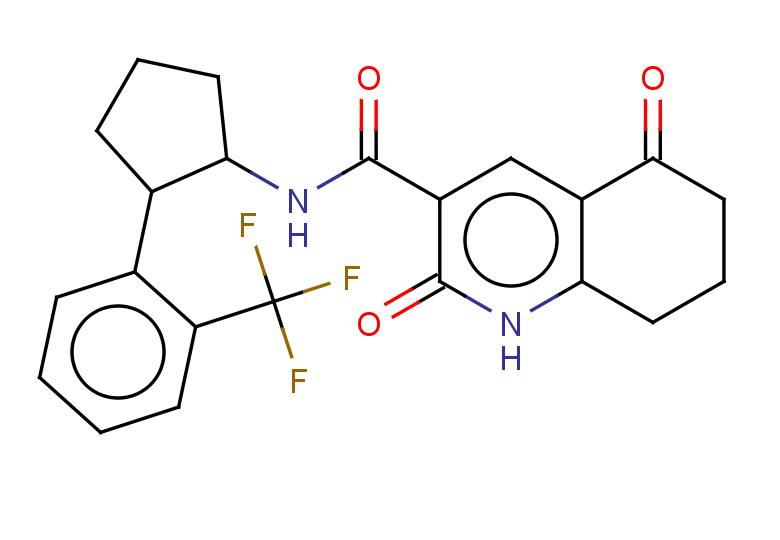 2,5-dioxo-N-{2-[2-(trifluoromethyl)phenyl]cyclopentyl}-1,2,5,6,7,8-hexahydroquinoline-3-carboxamide, Mixture of diastereomers