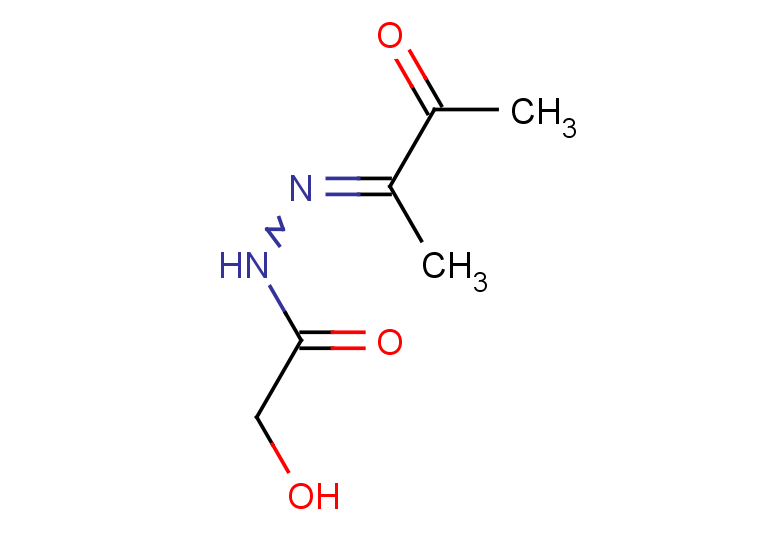 2-hydroxy-N'-(3-oxobutan-2-ylidene)acetohydrazide