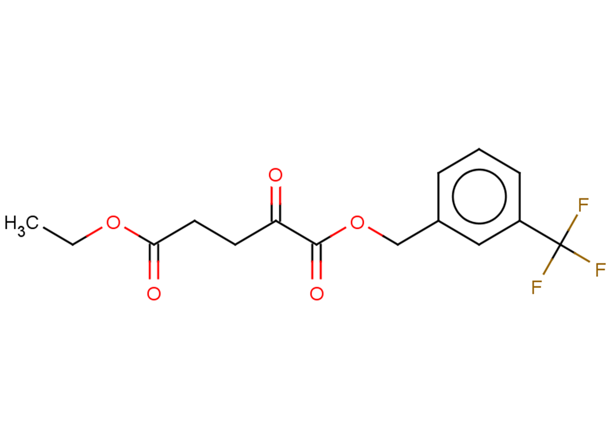 5-ethyl 1-[3-(trifluoromethyl)phenyl]methyl 2-oxopentanedioate