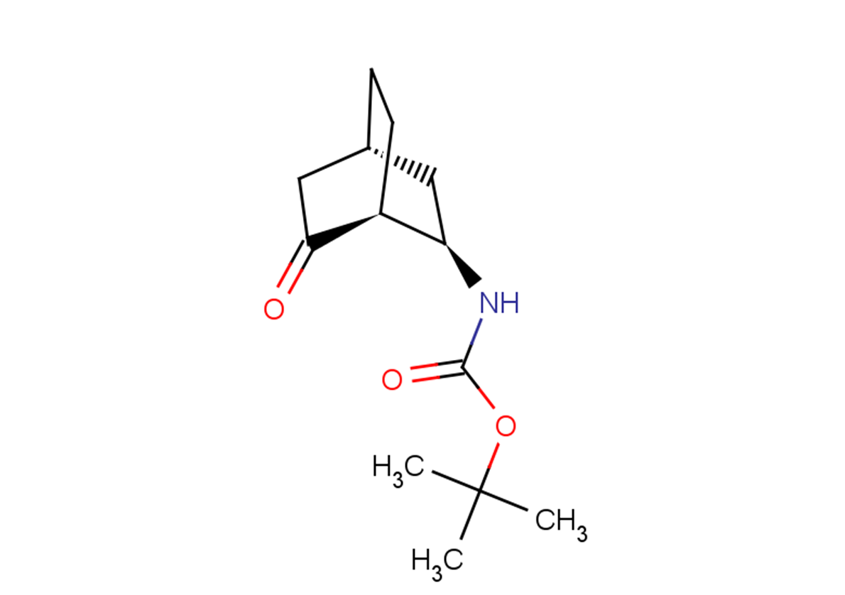 rac-tert-butyl N-[(1R,2S,4S)-6-oxobicyclo[2.2.2]octan-2-yl]carbamate, endo