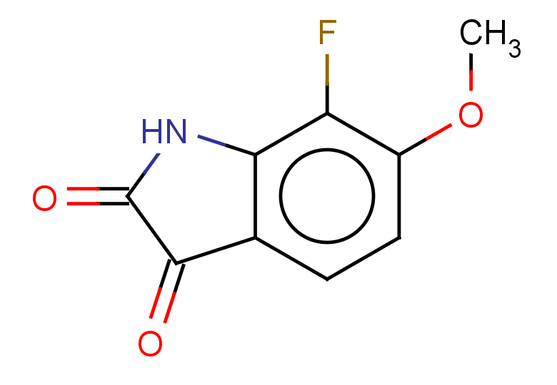 7-fluoro-6-methoxy-2,3-dihydro-1H-indole-2,3-dione