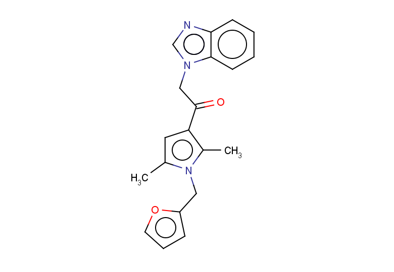 2-(1H-1,3-benzodiazol-1-yl)-1-{1-[(furan-2-yl)methyl]-2,5-dimethyl-1H-pyrrol-3-yl}ethan-1-one