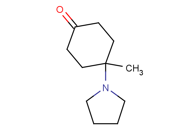4-methyl-4-(pyrrolidin-1-yl)cyclohexan-1-one