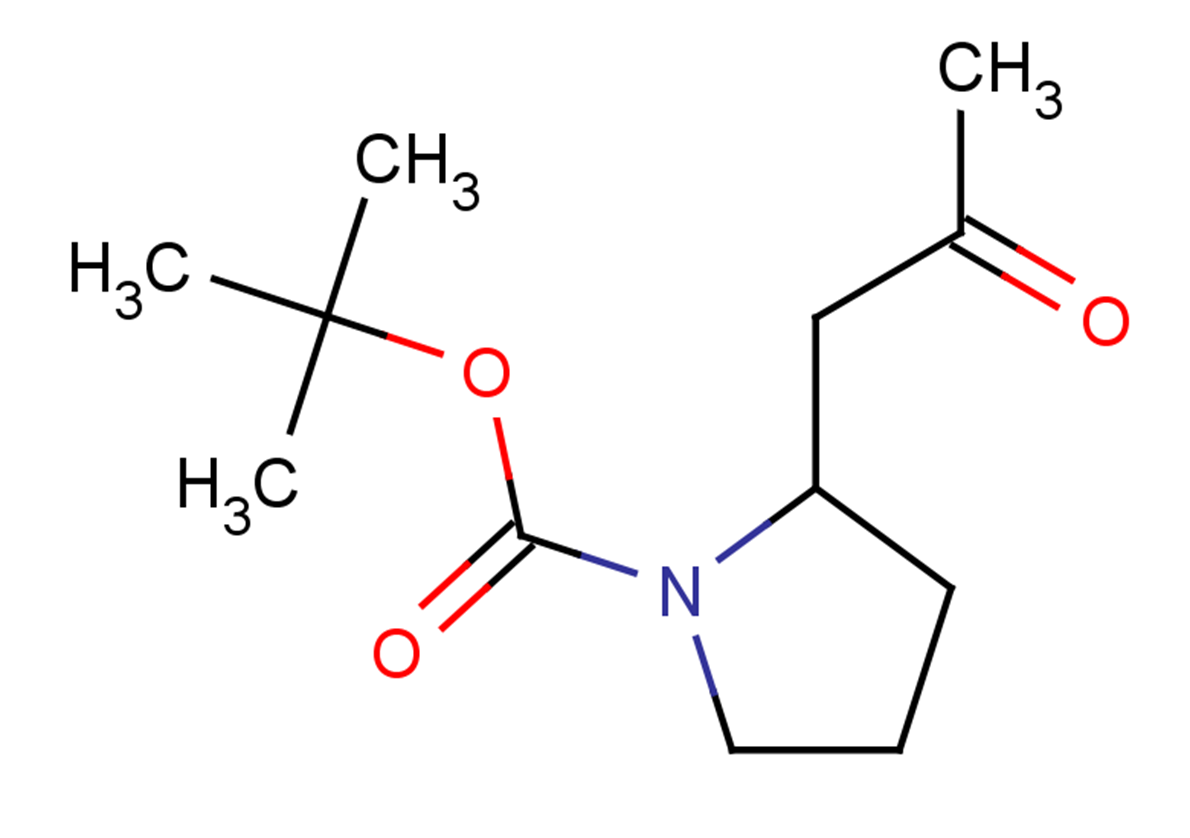 tert-butyl 2-(2-oxopropyl)pyrrolidine-1-carboxylate